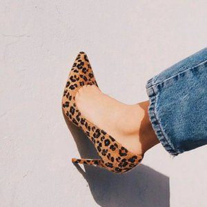 Cult of Coquette Vegan Animal Leopard Print Women Pumps High Heels